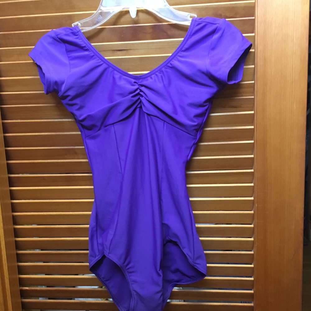 American Ballet Theatre ABT cap leotard Purple